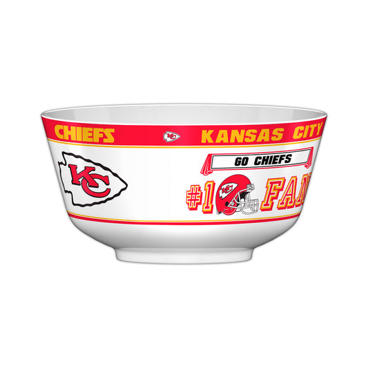 NFL KANSAS CITY CHIEFS 11.75" ALL PRO PARTY BOWL