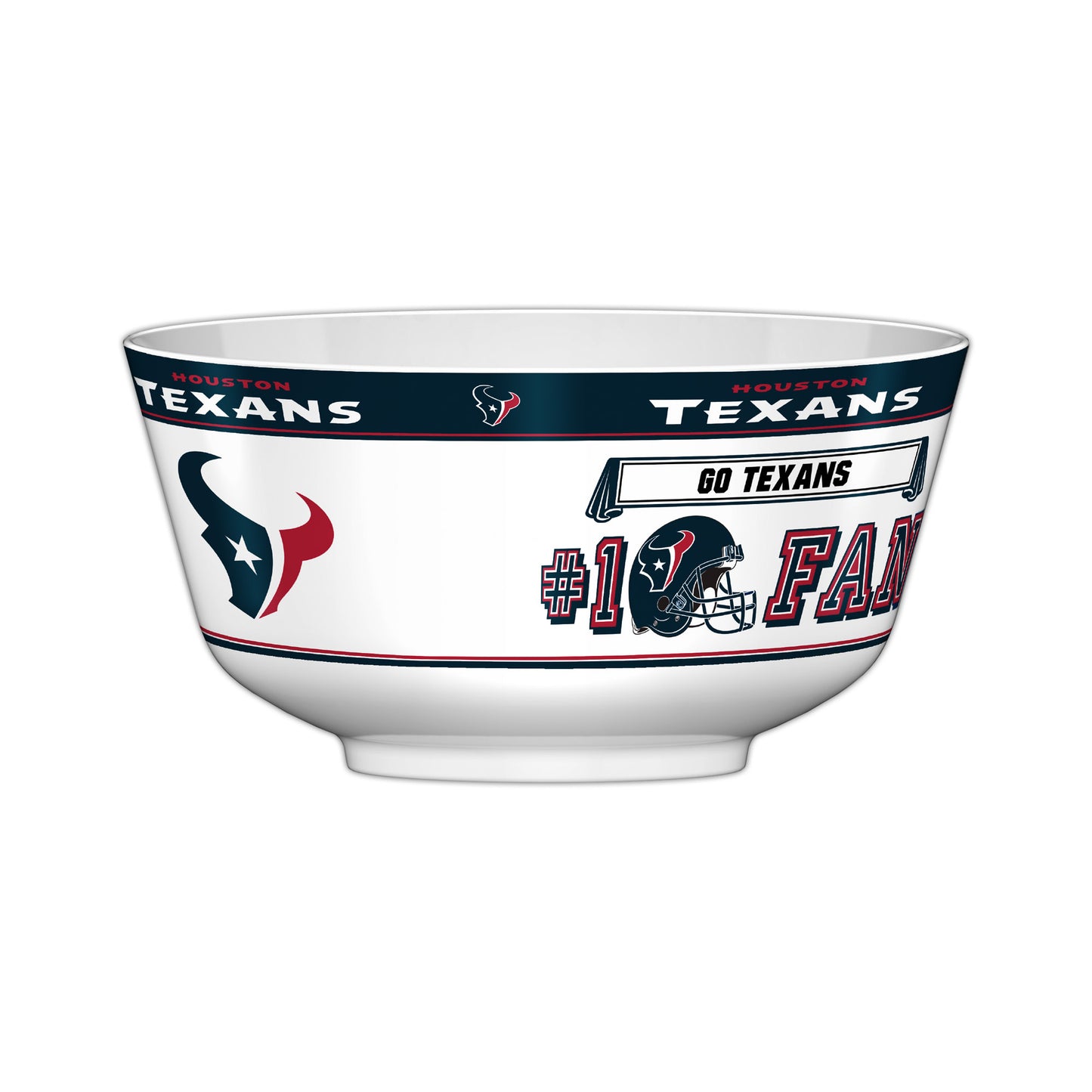 NFL HOUSTON TEXANS 11.75" ALL PRO PARTY BOWL