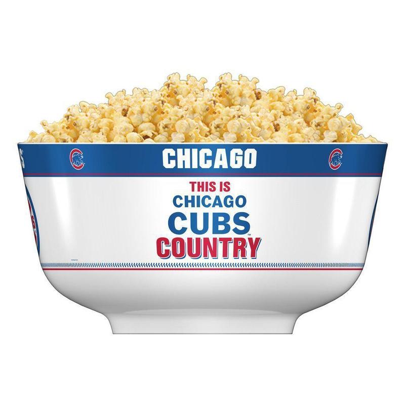 MLB CHICAGO CUBS 14.5" LARGE PARTY BOWL-Fremont Die-Big Fan Arena