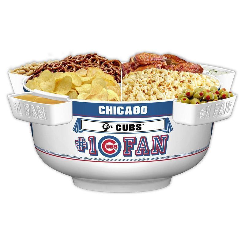 MLB CHICAGO CUBS 14.5" LARGE PARTY BOWL-Fremont Die-Big Fan Arena