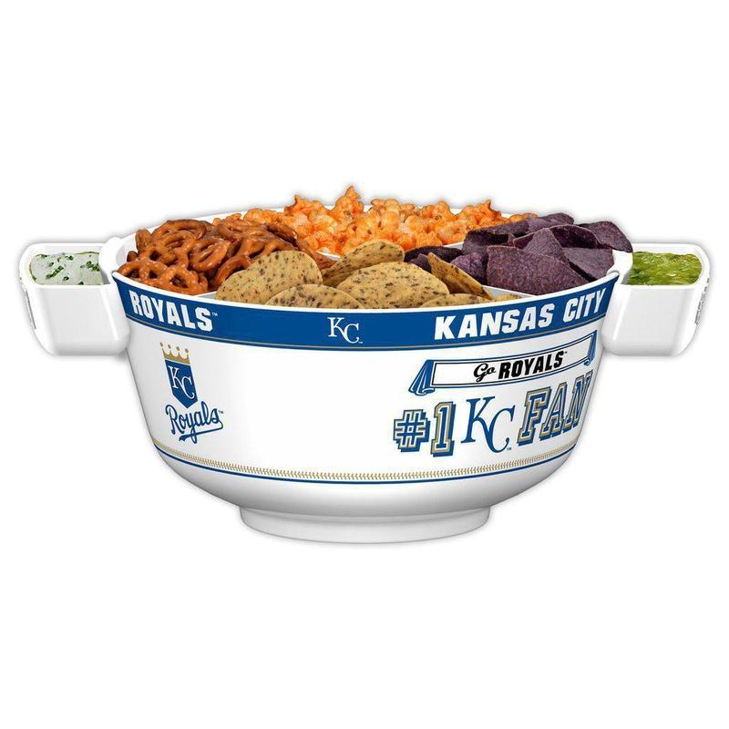 MLB KANSAS CITY ROYALS 11.75" ALL PRO PARTY BOWL-Fremont Die-Big Fan Arena