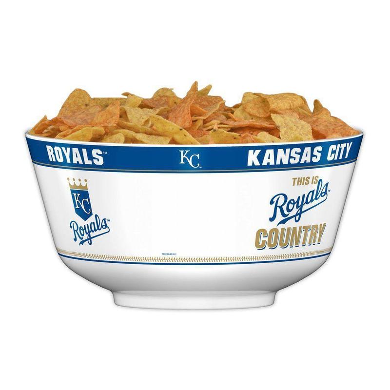 MLB KANSAS CITY ROYALS 11.75" ALL PRO PARTY BOWL-Fremont Die-Big Fan Arena