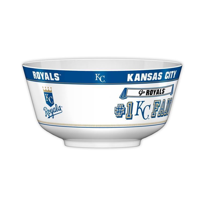 MLB KANSAS CITY ROYALS 11.75" ALL PRO PARTY BOWL-Fremont Die-Big Fan Arena