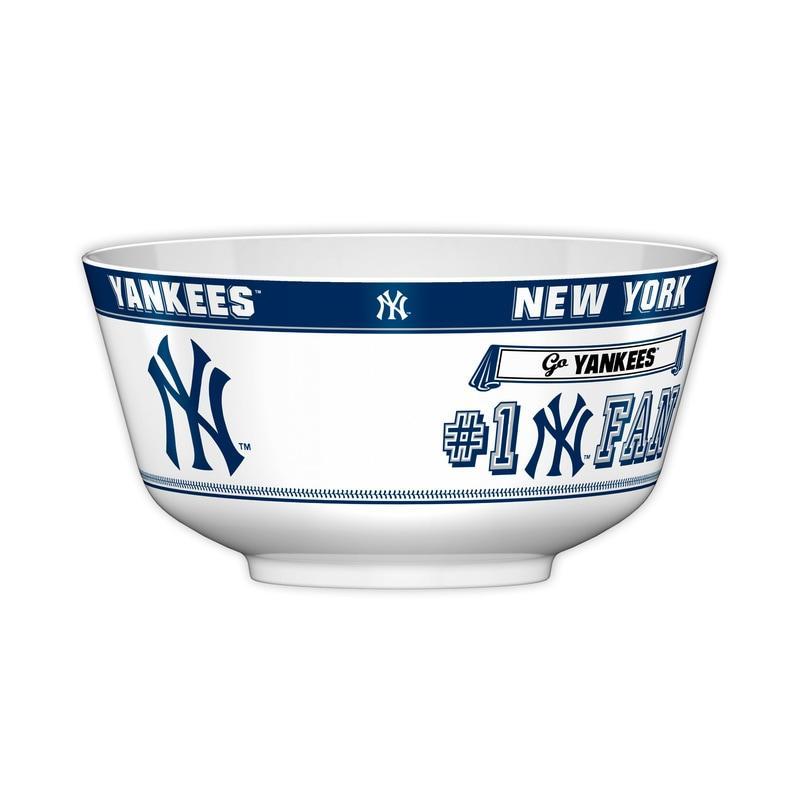 MLB NEW YORK YANKEES 11.75" ALL PRO PARTY BOWL-Fremont Die-Big Fan Arena