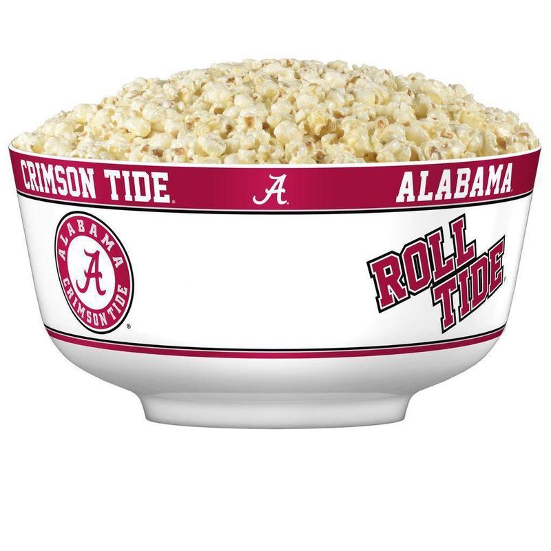 NCAA ALABAMA CRIMSON TIDE 14.5" LARGE PARTY BOWL-Fremont Die-Big Fan Arena