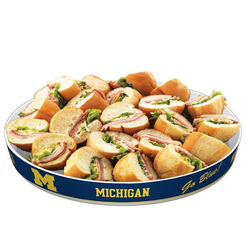 NCAA MICHIGAN WOLVERINES PARTY PLATTER-Fremont Die-Big Fan Arena