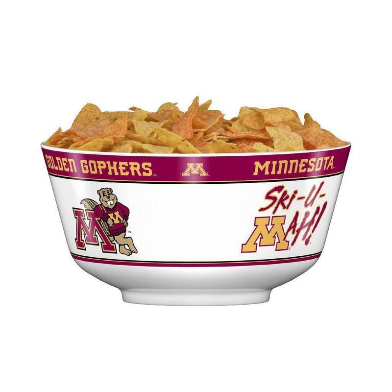 NCAA MINNESOTA GOLDEN GOPHERS 11.75" ALL PRO PARTY BOWL-Fremont Die-Big Fan Arena