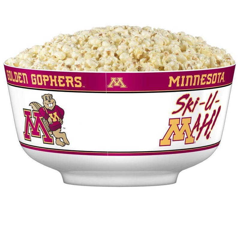 NCAA MINNESOTA GOLDEN GOPHERS 14.5" LARGE PARTY BOWL-Fremont Die-Big Fan Arena