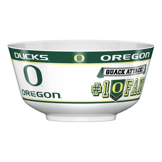 NCAA OREGON DUCKS 11.75" ALL PRO PARTY BOWL-Fremont Die-Big Fan Arena