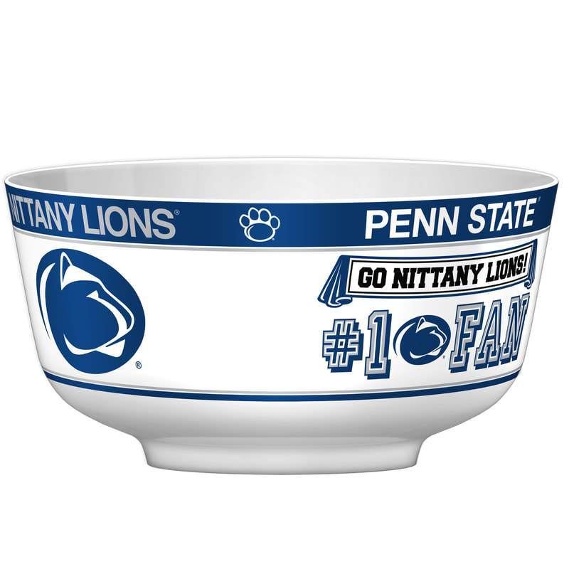 NCAA PENN STATE NITTANY LIONS 14.5" LARGE PARTY BOWL-Fremont Die-Big Fan Arena