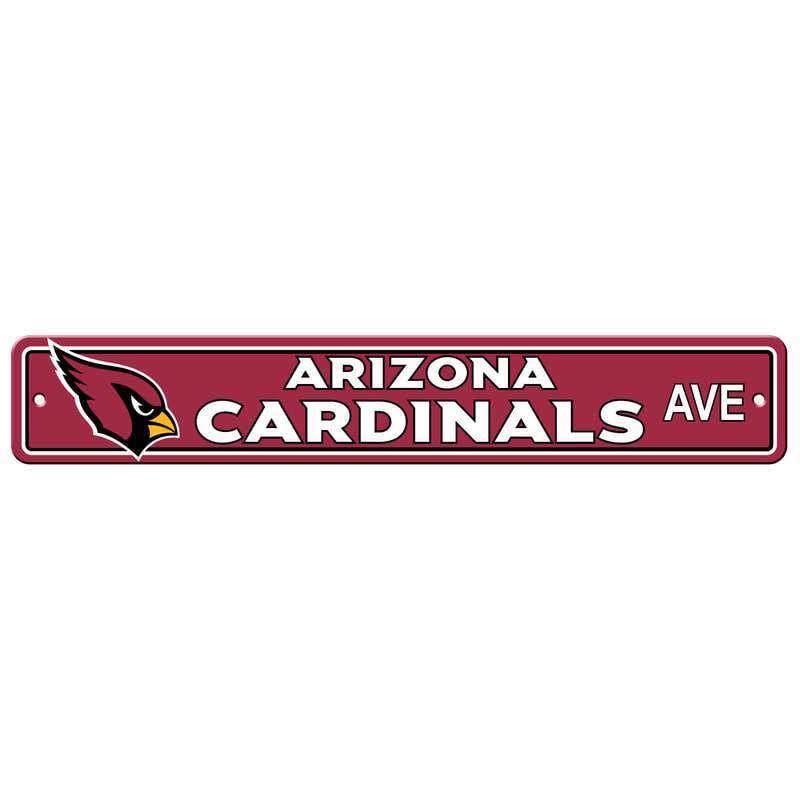 NFL ARIZONA CARDINALS STREET SIGN-Fremont Die-Big Fan Arena