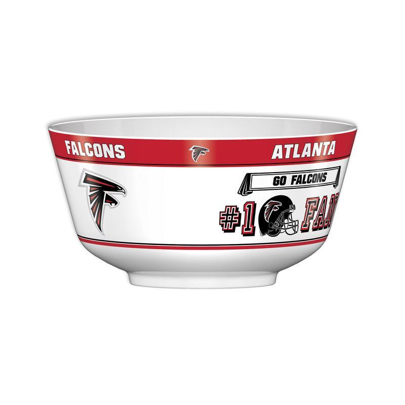 NFL ATLANTA FALCONS 11.75" ALL PRO PARTY BOWL-Fremont Die-Big Fan Arena