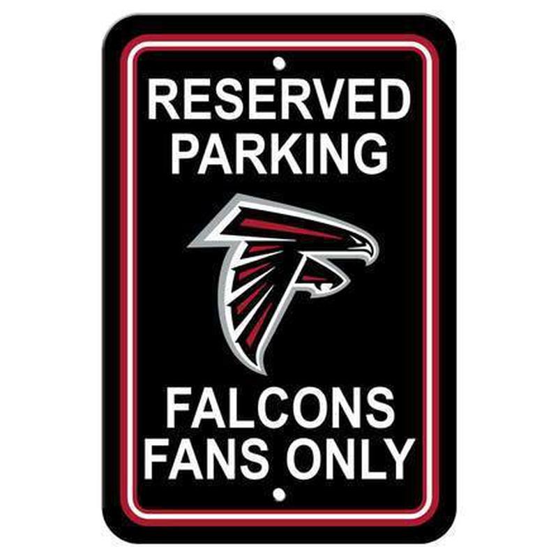 NFL ATLANTA FALCONS RESERVED PARKING SIGN-Fremont Die-Big Fan Arena