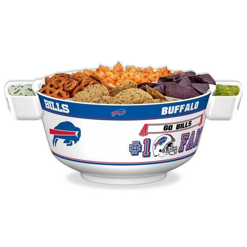 : Fremont Die NFL Arizona Cardinals Party Snack Bowl, 7.85 Bowl  (1 Gallon), White/Team Colors : Sports & Outdoors