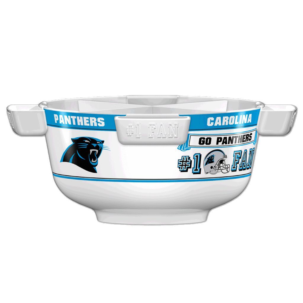 NFL CAROLINA PANTHERS 14.5" LARGE PARTY BOWL-Fremont Die-Big Fan Arena