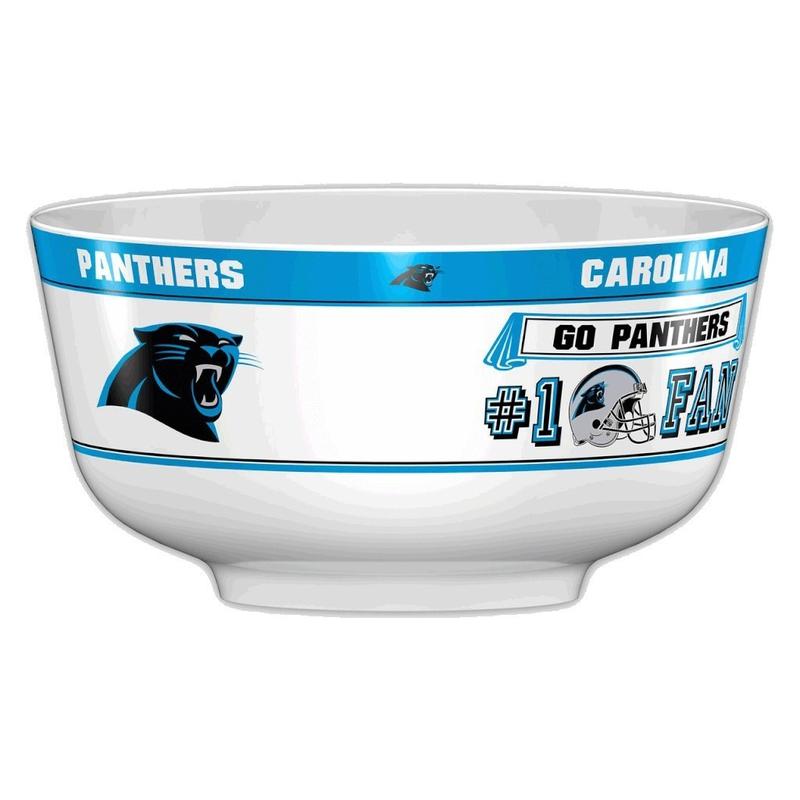 NFL CAROLINA PANTHERS 14.5" LARGE PARTY BOWL-Fremont Die-Big Fan Arena