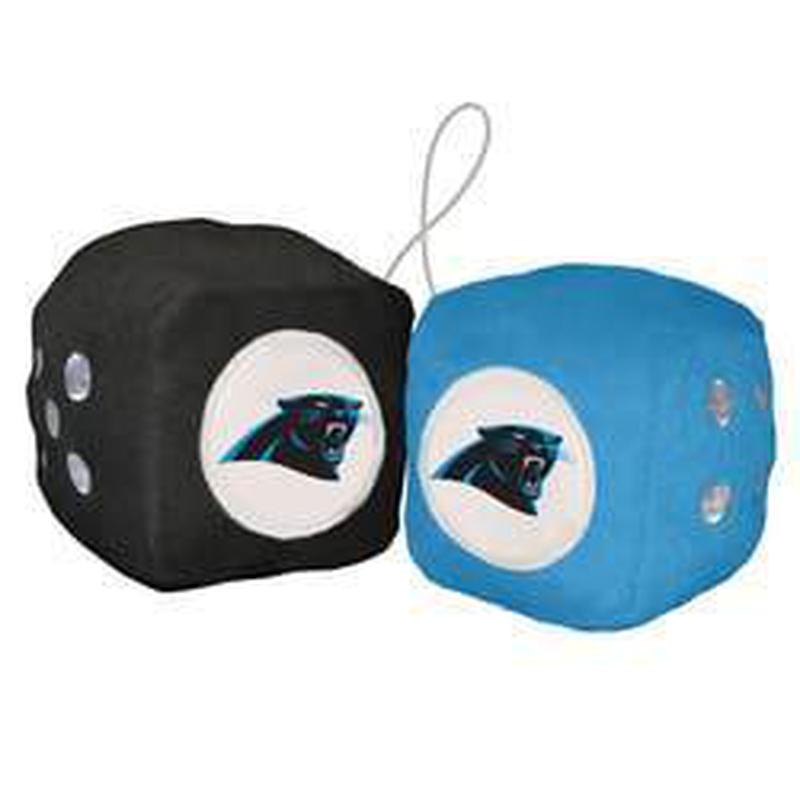 NFL CAROLINA PANTHERS FUZZY DICE-Fremont Die-Big Fan Arena