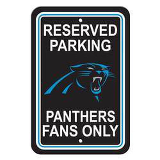 NFL CAROLINA PANTHERS RESERVED PARKING SIGN-Fremont Die-Big Fan Arena