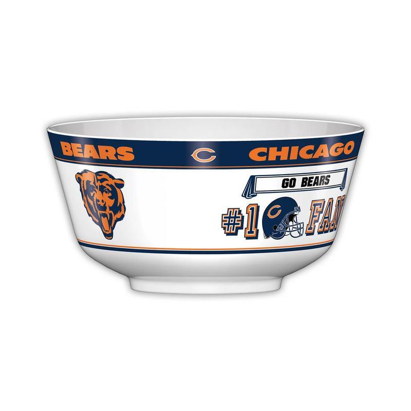 NFL CHICAGO BEARS 11.75" ALL PRO PARTY BOWL-Fremont Die-Big Fan Arena