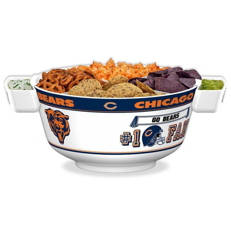 NFL CHICAGO BEARS 11.75" ALL PRO PARTY BOWL-Fremont Die-Big Fan Arena