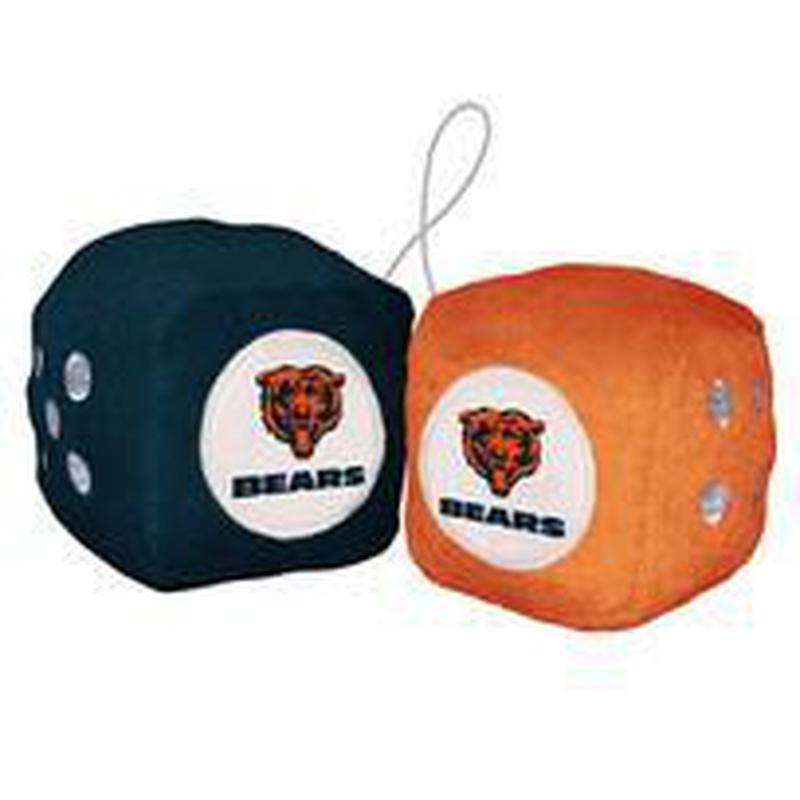 NFL CHICAGO BEARS FUZZY DICE-Fremont Die-Big Fan Arena