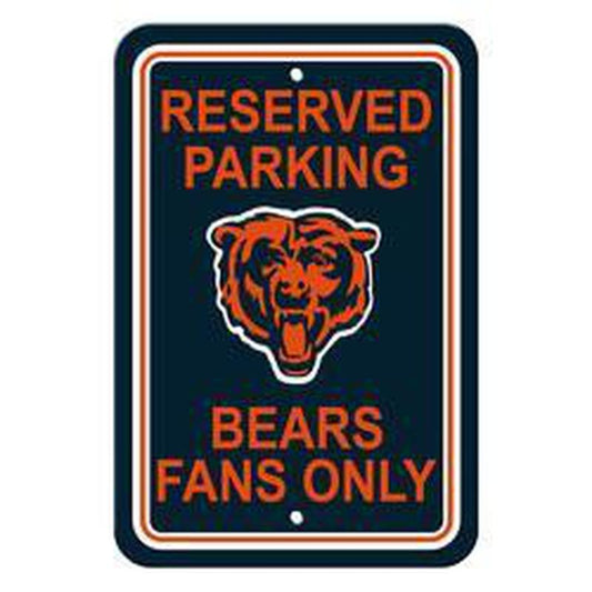 NFL CHICAGO BEARS RESERVED PARKING SIGN-Fremont Die-Big Fan Arena