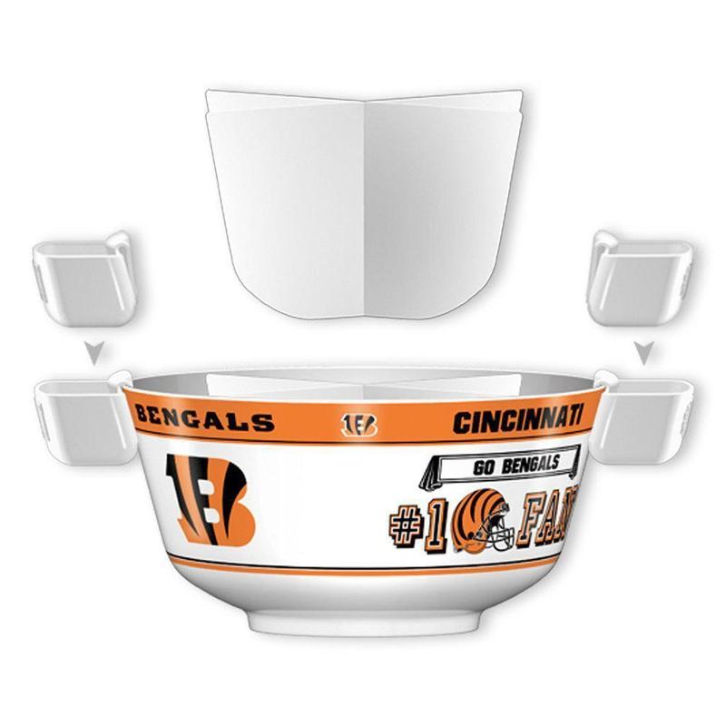 NFL CINCINNATI BENGALS 11.75" ALL PRO PARTY BOWL-Fremont Die-Big Fan Arena