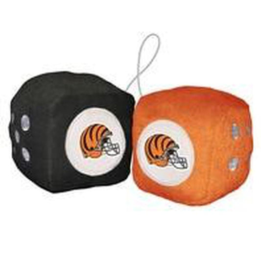 NFL CINCINNATI BENGALS FUZZY DICE-Fremont Die-Big Fan Arena