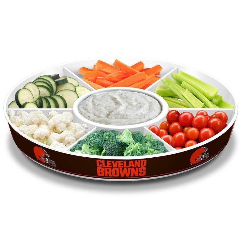 NFL CLEVELAND BROWNS PARTY PLATTER-Fremont Die-Big Fan Arena