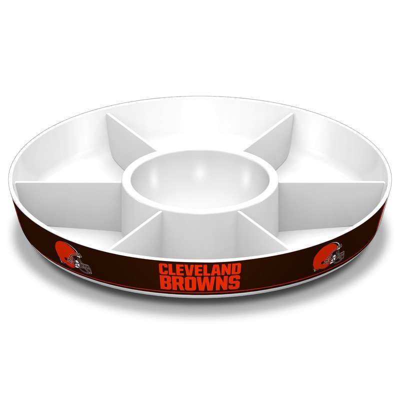 NFL CLEVELAND BROWNS PARTY PLATTER-Fremont Die-Big Fan Arena