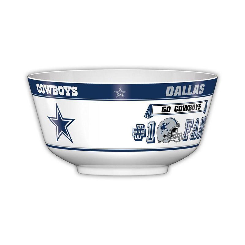 NFL DALLAS COWBOYS 11.75" ALL PRO PARTY BOWL-Fremont Die-Big Fan Arena