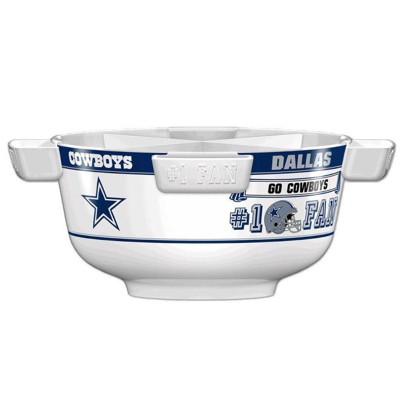 NFL DALLAS COWBOYS 11.75" ALL PRO PARTY BOWL-Fremont Die-Big Fan Arena