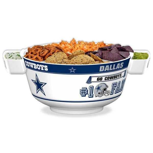 NFL DALLAS COWBOYS 14.5 LARGE PARTY BOWL - Big Fan Arena