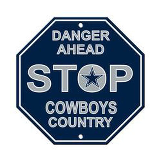 NFL DALLAS COWBOYS STOP SIGN-Fremont Die-Big Fan Arena