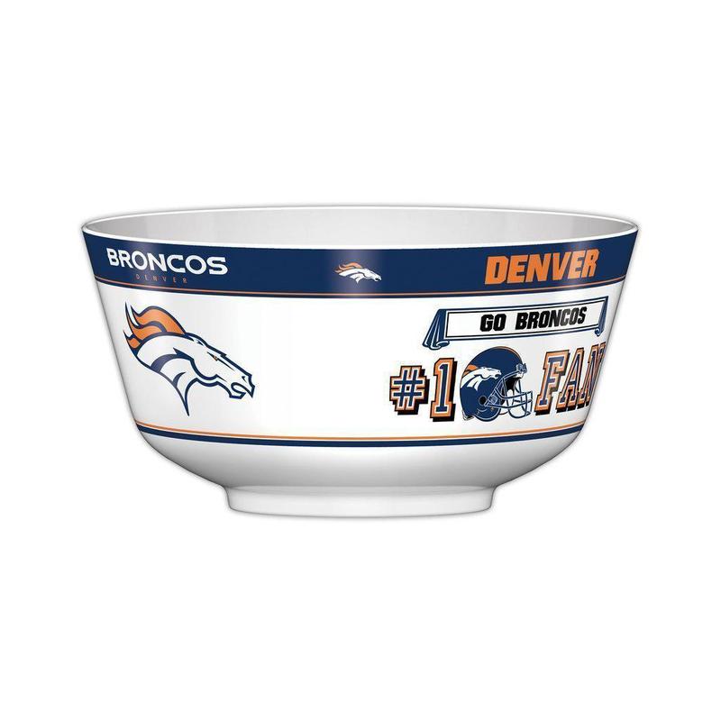 NFL DENVER BRONCOS 11.75" ALL PRO PARTY BOWL-Fremont Die-Big Fan Arena