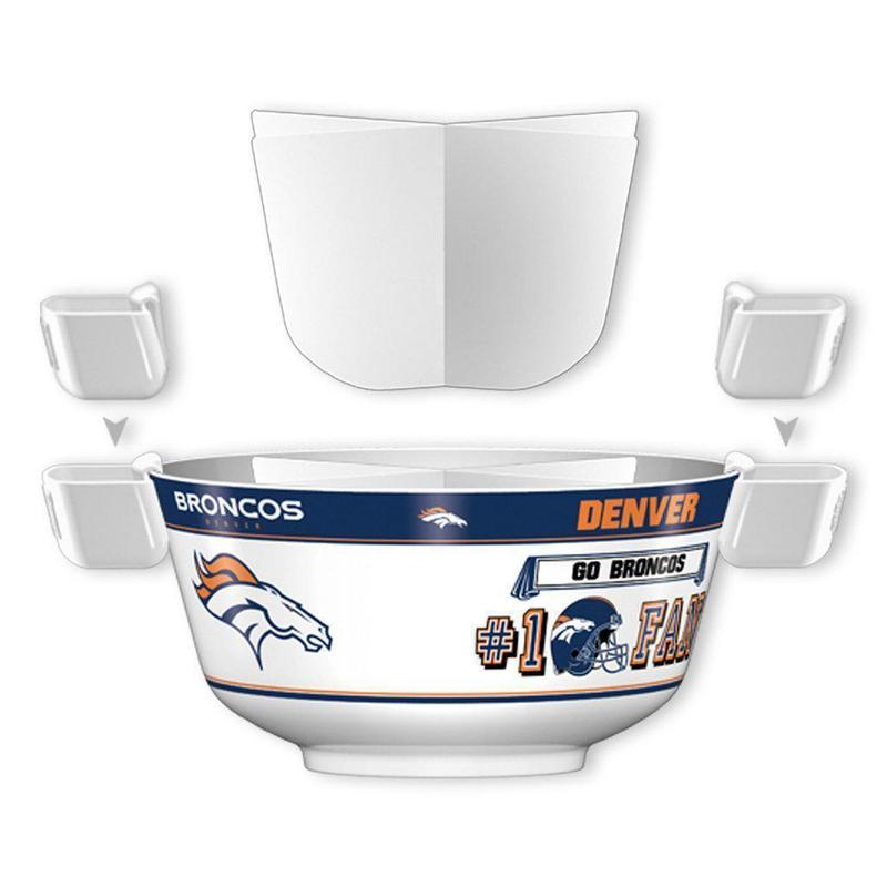 NFL DENVER BRONCOS 11.75" ALL PRO PARTY BOWL-Fremont Die-Big Fan Arena