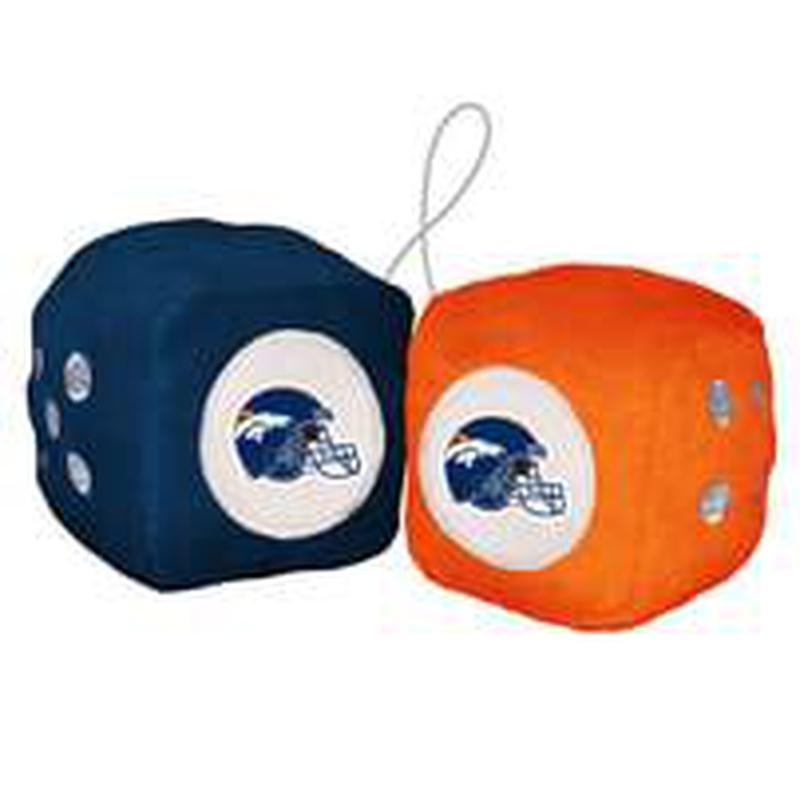 NFL DENVER BRONCOS FUZZY DICE-Fremont Die-Big Fan Arena