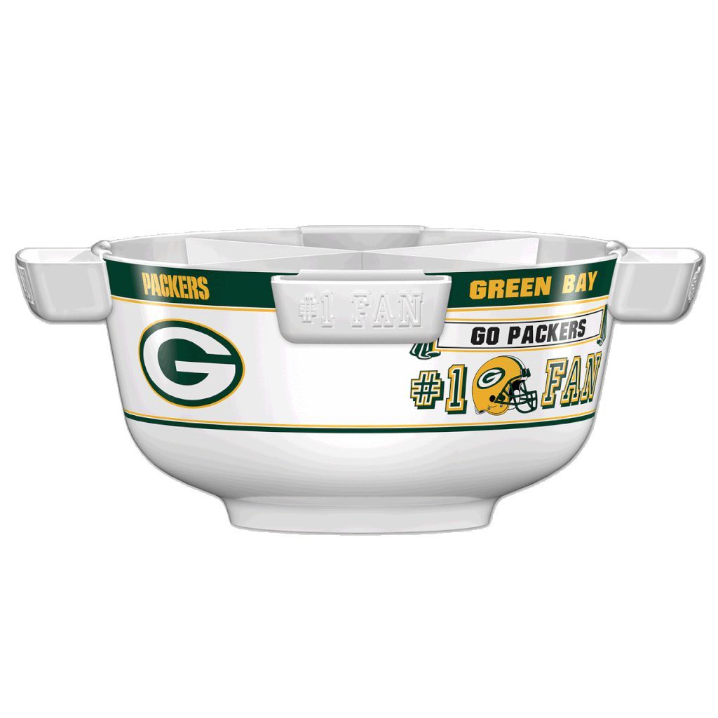 NFL GREEN BAY PACKERS 14.5" LARGE PARTY BOWL-Fremont Die-Big Fan Arena