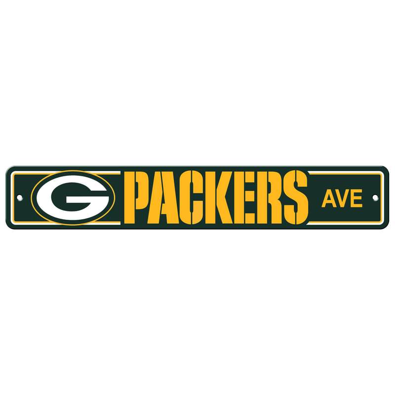 NFL GREEN BAY PACKERS STREET SIGN-Fremont Die-Big Fan Arena