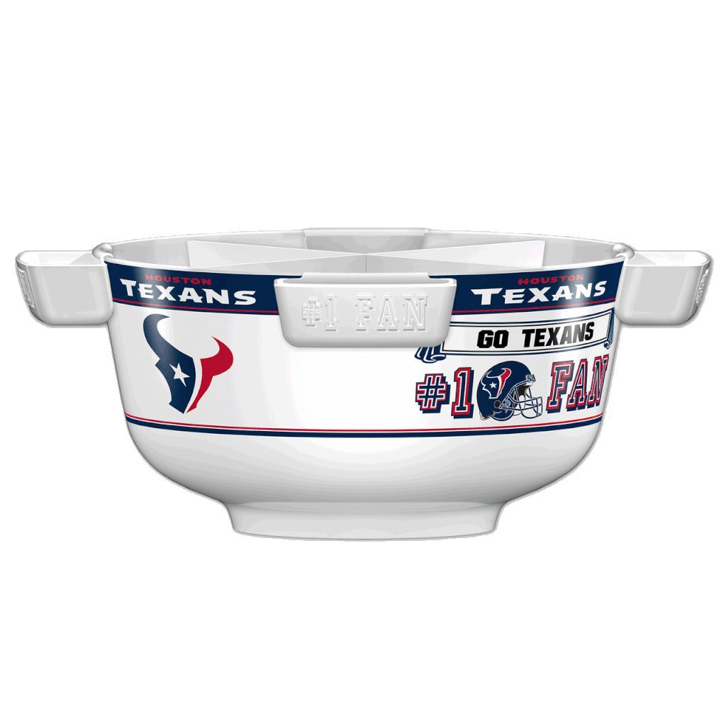 NFL HOUSTON TEXANS 14.5" LARGE PARTY BOWL-Fremont Die-Big Fan Arena