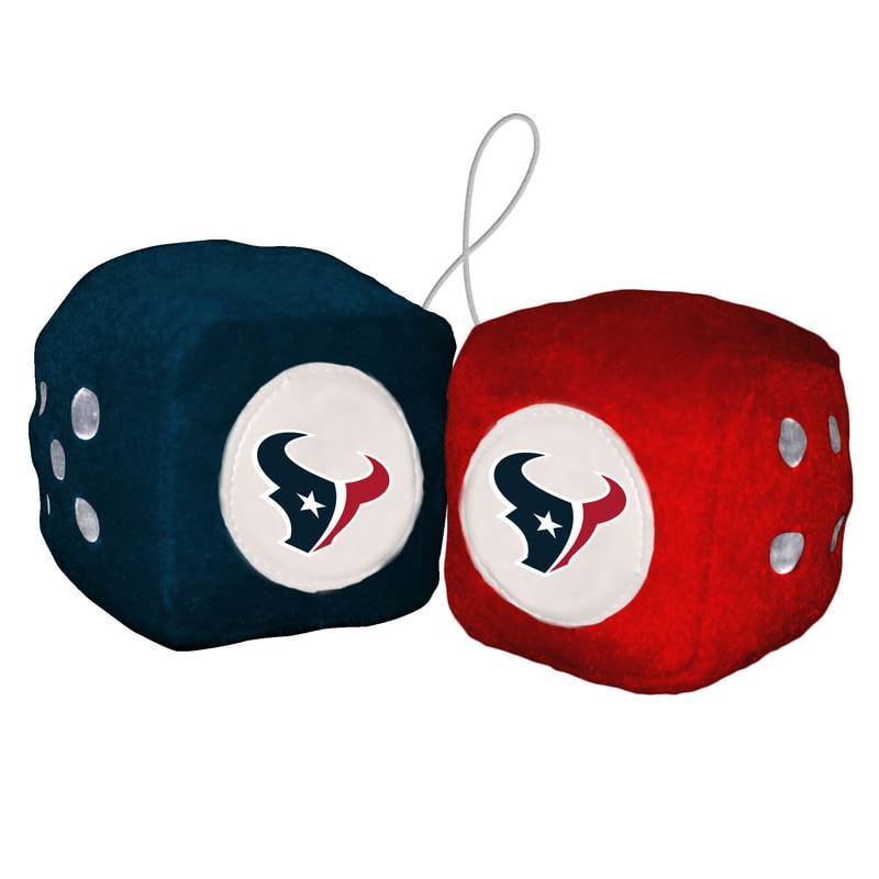 NFL HOUSTON TEXANS FUZZY DICE-Fremont Die-Big Fan Arena