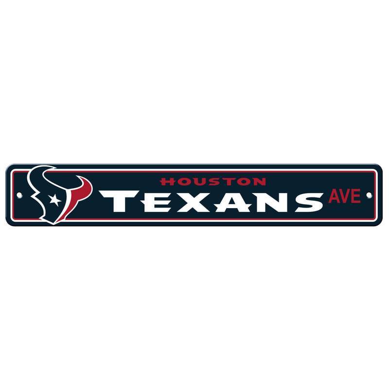 NFL HOUSTON TEXANS STREET SIGN-Fremont Die-Big Fan Arena