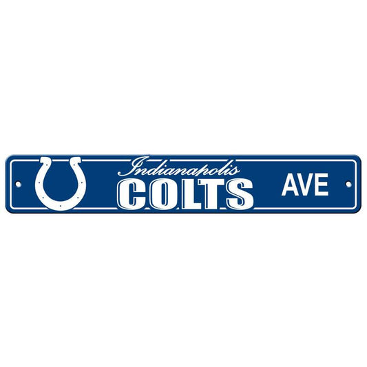 NFL INDIANAPOLIS COLTS STREET SIGN-Fremont Die-Big Fan Arena