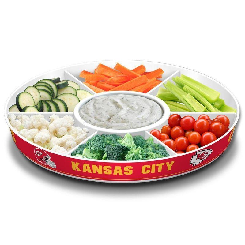 NFL KANSAS CITY CHIEFS PARTY PLATTER-Fremont Die-Big Fan Arena