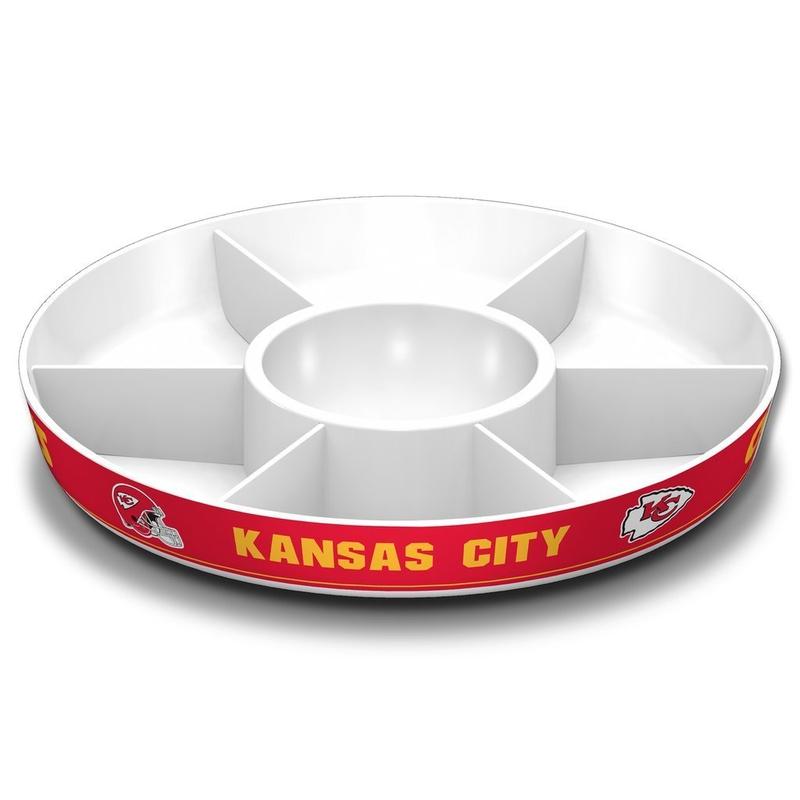 NFL KANSAS CITY CHIEFS PARTY PLATTER-Fremont Die-Big Fan Arena