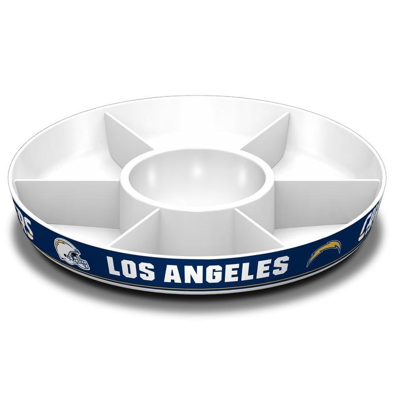 NFL LOS ANGELES CHARGERS PARTY PLATTER-Fremont Die-Big Fan Arena