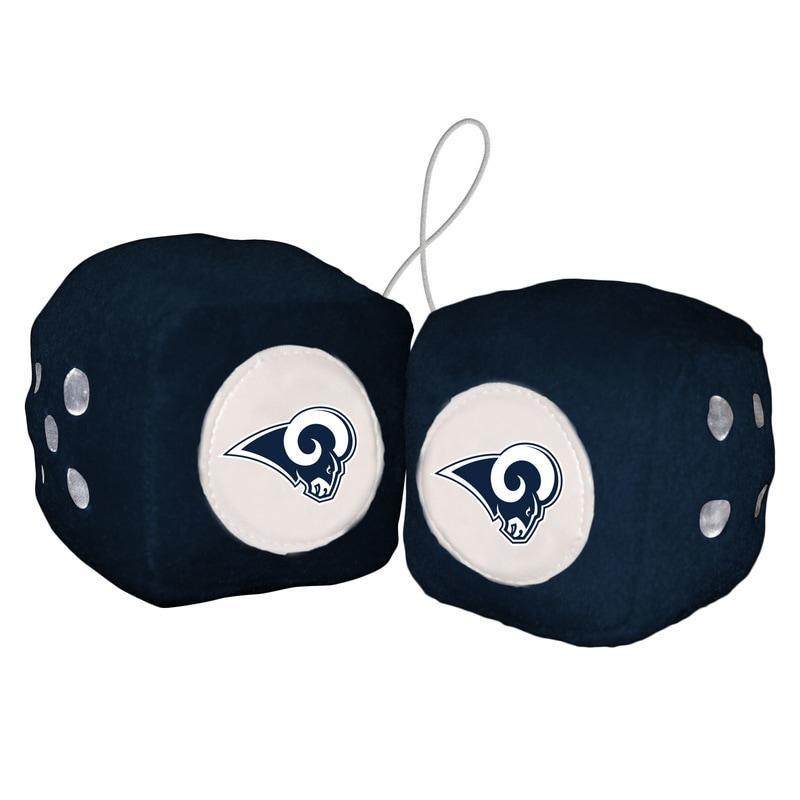 NFL LOS ANGELES RAMS FUZZY DICE-Fremont Die-Big Fan Arena