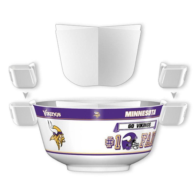 NFL MINNESOTA VIKINGS 11.75" ALL PRO PARTY BOWL-Fremont Die-Big Fan Arena