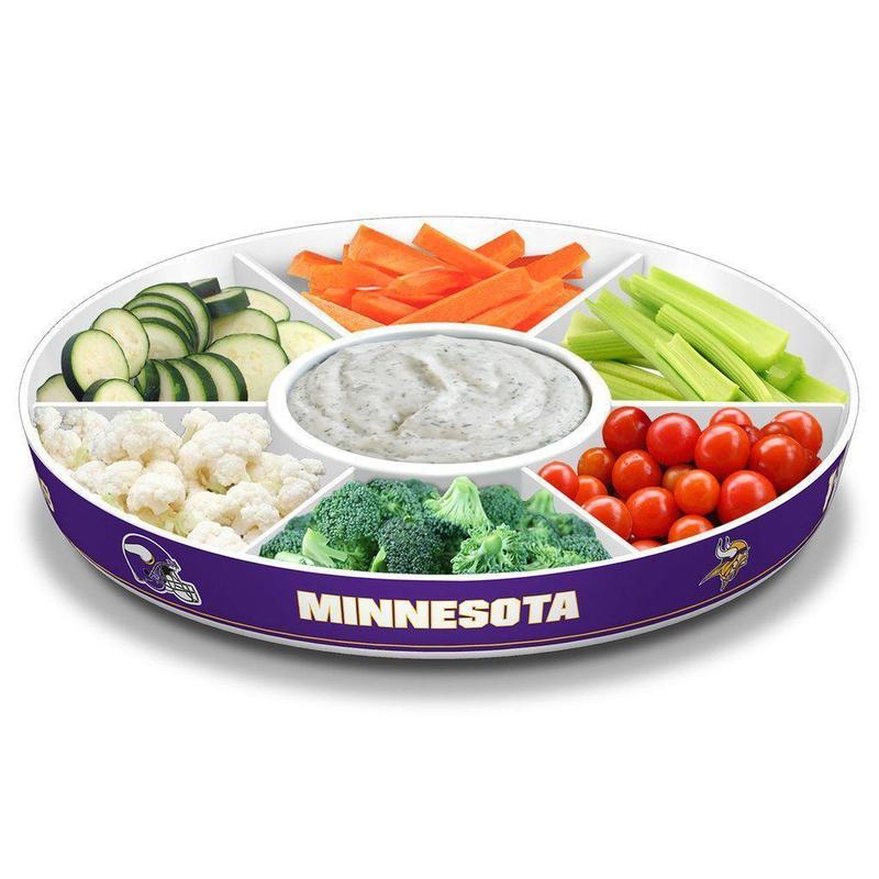 NFL MINNESOTA VIKINGS PARTY PLATTER-Fremont Die-Big Fan Arena