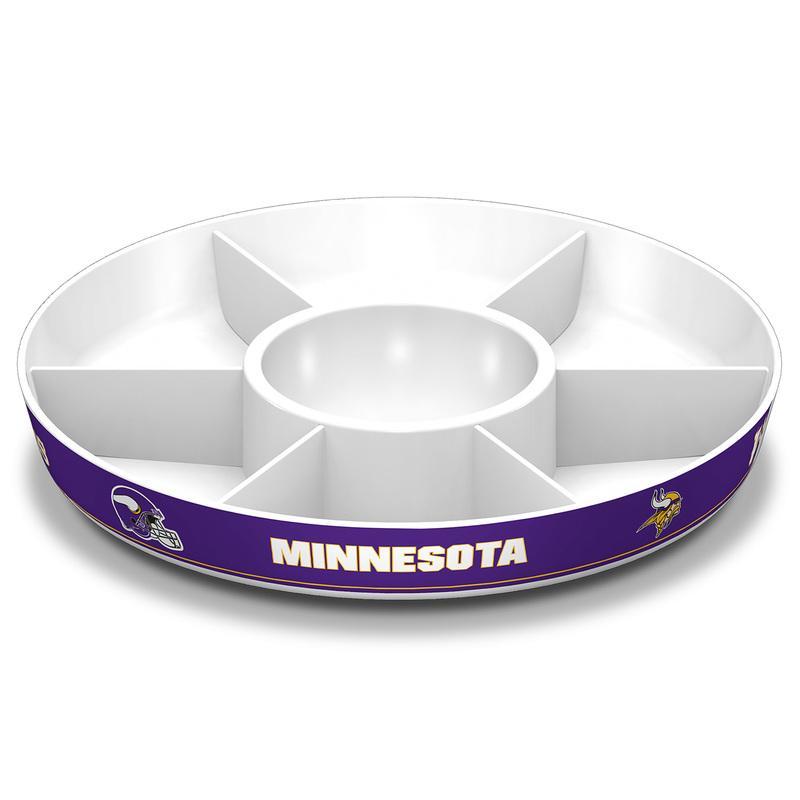 NFL MINNESOTA VIKINGS PARTY PLATTER-Fremont Die-Big Fan Arena